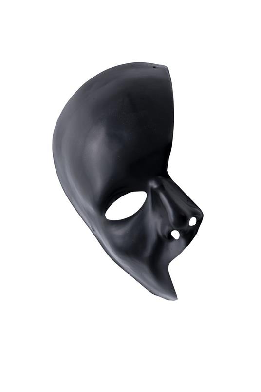 Maschera Mezzo Viso Nera In Plastica