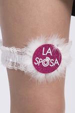 Giarrettiera Bianca La Sposa. Carnival Toys (6688)