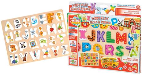 Puzzle Legno con Lettere Pz.26 Ronchi Supertoys - 2