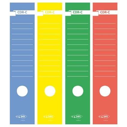 Copridorso autoadesivi Sei Rota CDR-C 7x34,5 cm giallo Conf. 10 pezzi - 58012706