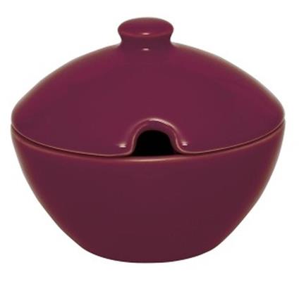 trendy formaggera/zuccheriera ceramica bordeaux