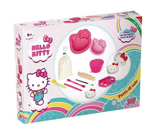 Hello Kitty. Set Pasta Di Sale con Formine E Colori