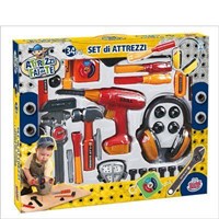 Set attrezzi 35 pezzi con trapano - Grandi Giochi - Officina - Giocattoli