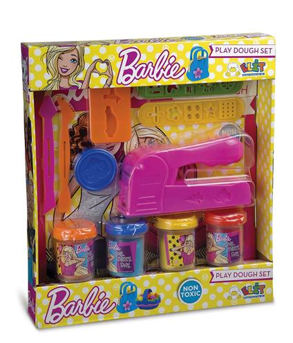 Barbie. Pasta Da Modellare. Premi E Crea Con 4 Vasetti