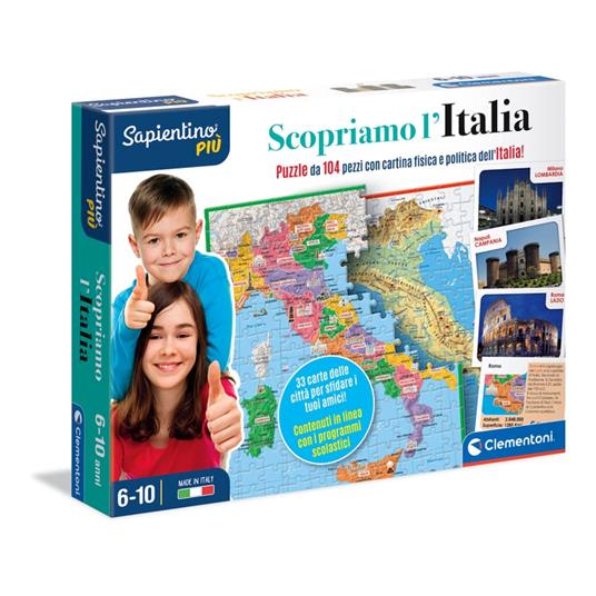 Scopriamo l'Italia - Clementoni - I giochi di Sapientino - Geografia -  Giocattoli | IBS
