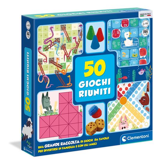 50 Giochi Riuniti - Clementoni - Ricreativi - Giochi di ruolo e