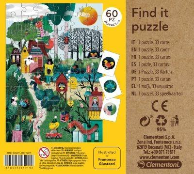 Clementoni Find it puzzle - Come into my garden Puzzle da pavimento 60 pezzo(i) - 4