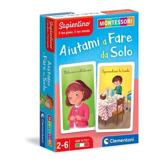 Montessori Carte Aiutami a fare da solo - Clementoni - Giochi Montessori  Clementoni - Lettura e scrittura - Giocattoli | IBS