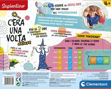 Sapientino C'era una volta Deluxe - Clementoni - Sapientino - Lettura e  scrittura - Giocattoli