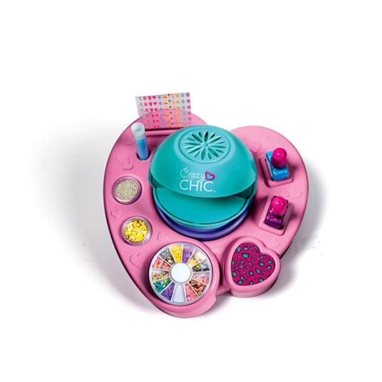 Clementoni Crazy Chic Cool Nails Atelier smalti Set per Unghie Bambina 6  Anni, 18599