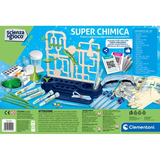 SuperChimica - Clementoni - Scienza e Gioco Lab - Scientifici - Giocattoli