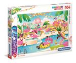 Puzzle 104 Pz. Brilliant. Flamingos