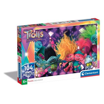 Puzzle Trolls 3 - 104 pezzi