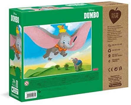 Clementoni Play For Future Disney Dumbo 24 pezzi materiali 100% riciclati Made in Italy, puzzle bambini 3 anni+, 20261 - 3