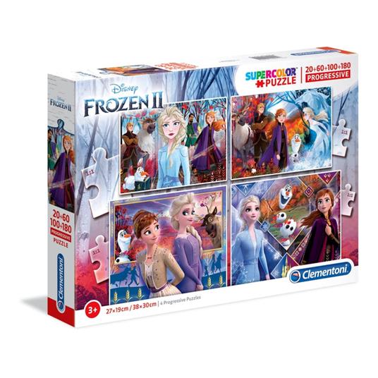 Disney: Clementoni - Frozen II - Supercolor Puzzle 20-60-100-180