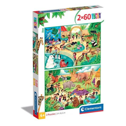 Puzzle Zoo - 2x60 pezzi - 2