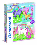 Puzzle 2X20 Pz. Unicorni