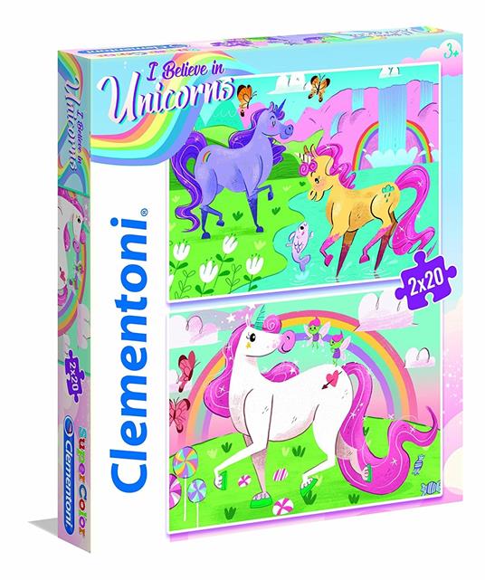 Puzzle 2X20 Pz. Unicorni