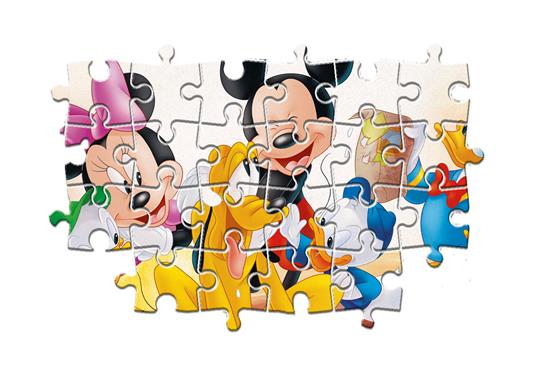 Clementoni Play For Future Disney Mickey Classic 3x48 pezzi materiali 100% riciclati Made in Italy, puzzle bambini 4 anni - 6