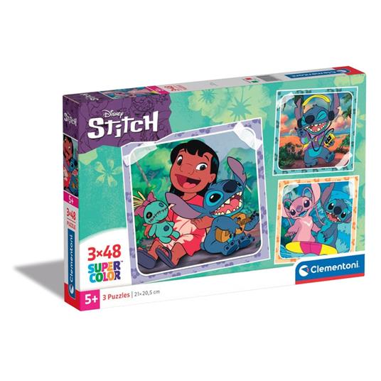 Puzzle Disney Stitch - 3x48 pezzi