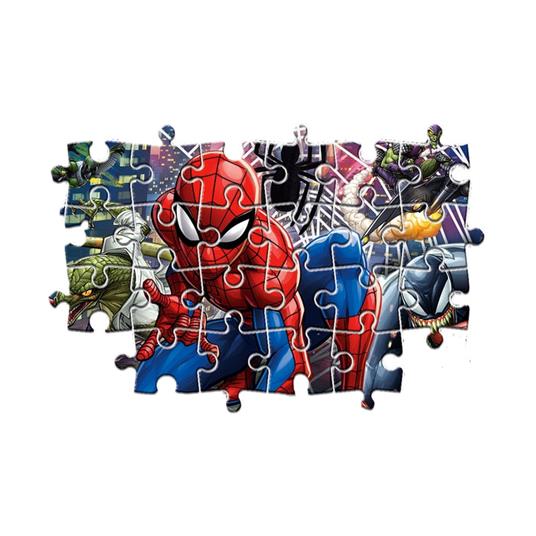 Marvel Spider-Man Clementoni - 3 Puzzle Supercolor 48 pezzi per