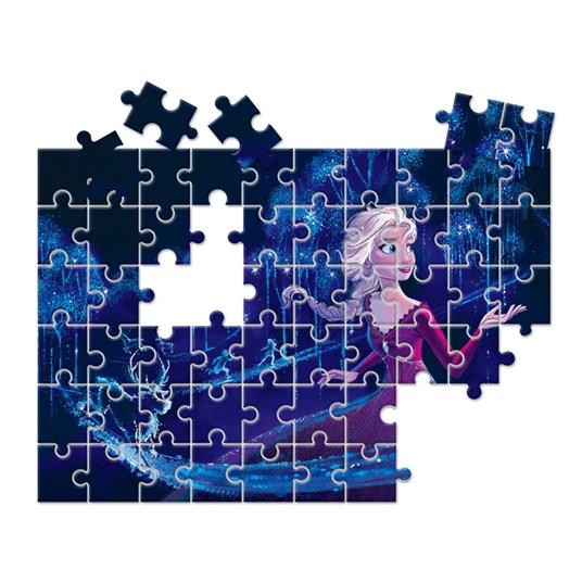 Clementoni Play For Future Disney Frozen 2 60 pezzi materiali 100% riciclati Made in Italy, puzzle bambini 5 anni+, 27001 - 4