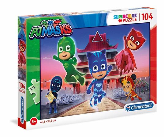 Puzzle 104 pezzi PJ Masks. Clementoni 27145