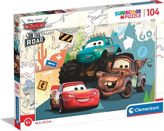 Clementoni: Puzzle Made In Italy Cars On The Road 104 Pezzi 104 -  Clementoni - Puzzle per bambini - Giocattoli | IBS