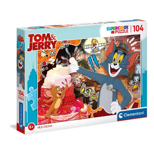 Clementoni: Puzzle 104 Pz - Tom & Jerry 03 - 2