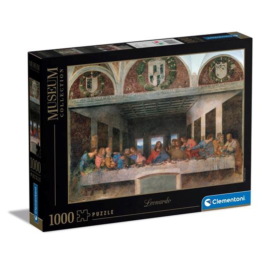 Leonardo Cenacolo 1000 pezzi Museum Collection - Clementoni - Museum 1000  pezzi - Puzzle da 1000 a 3000 pezzi - Giocattoli