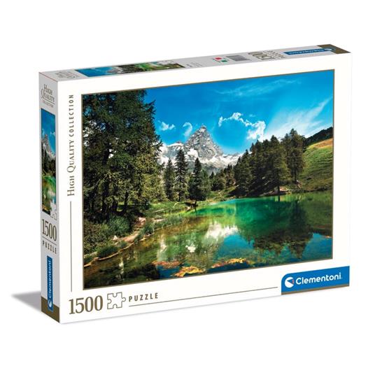 Puzzle Clementoni 1500 pezzi. Blue Lake - Clementoni - High Quality  Collection - Puzzle da 1000 a 3000 pezzi - Giocattoli | IBS