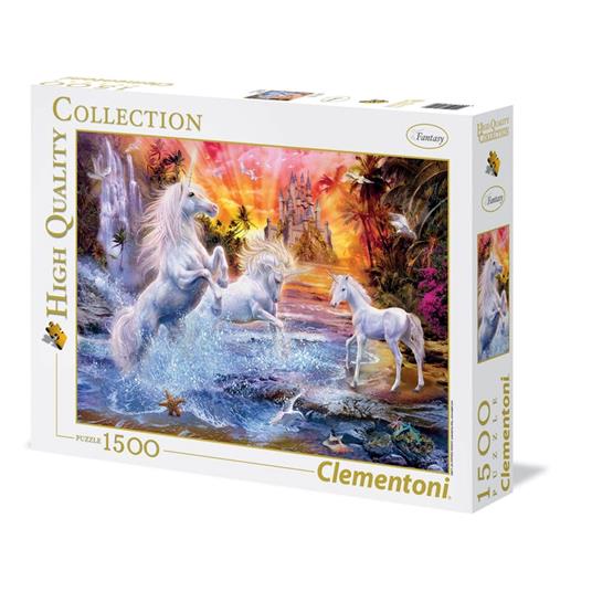 Puzzle Clementoni 1500 pezzi. Wild Unicorns - Clementoni - High Quality  Collection - Puzzle da 1000 a 3000 pezzi - Giocattoli | IBS