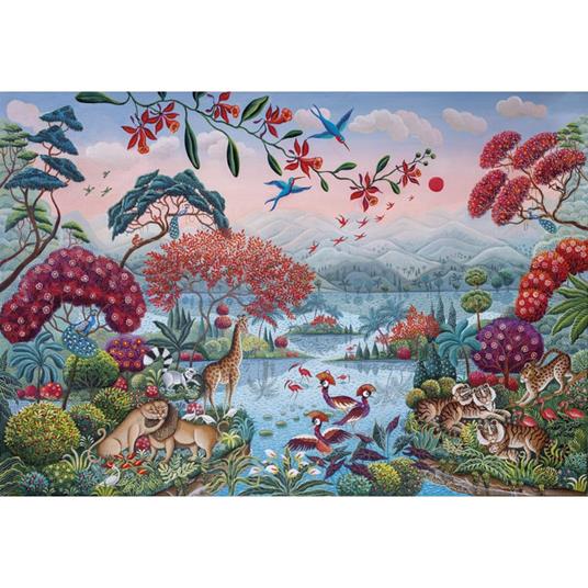 Puzzle Teh Peaceful Jungle 2000 Pezzi High Quality Collection - 2