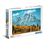 Puzzle Clementoni 500 pezzi. Grand Teton in fall