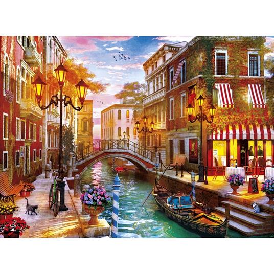 Puzzle Clementoni 500 pezzi. Sunset over Venice - 2