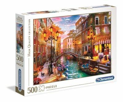 Puzzle Clementoni 500 pezzi. Sunset over Venice - 3