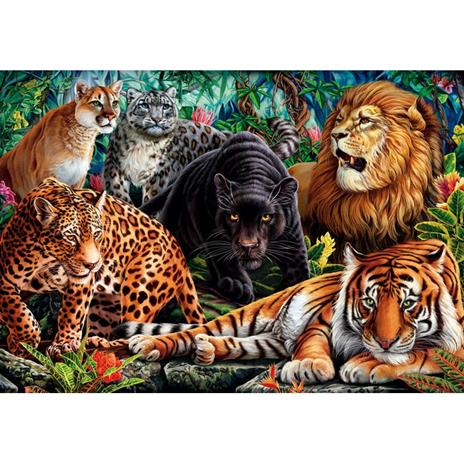 Puzzle Wild Cats - 500 pezzi - 2