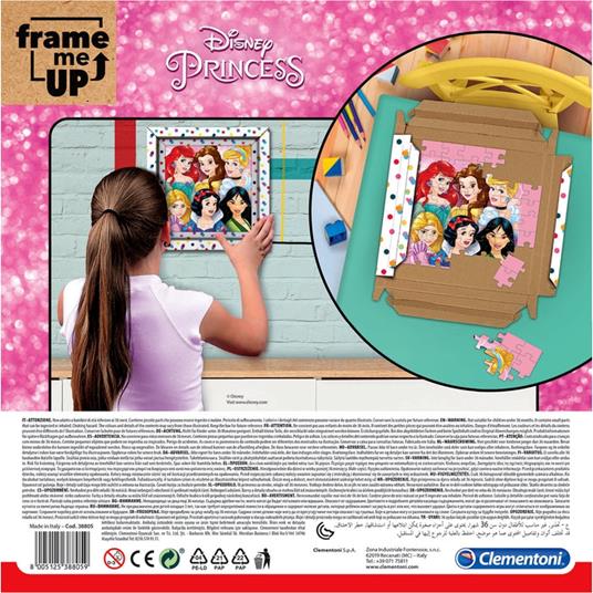 Clementoni 38805 Frame Me Up Disney Princess 60 Pezzi Made In Italy Puzzle  Cornice Bambino 6 Anni - Clementoni - Puzzle per bambini - Giocattoli | IBS