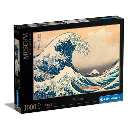 Puzzle Clementoni 1000 pezzi. Hokusai: La Grande Onda - Clementoni - Museum  1000 pezzi - Puzzle da 300 a 1000 pezzi - Giocattoli