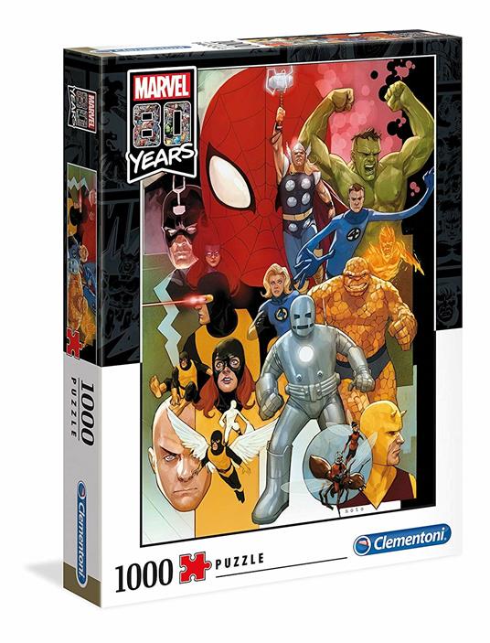 Marvel 80th Anniversary 1000 pezzi High Quality Collection