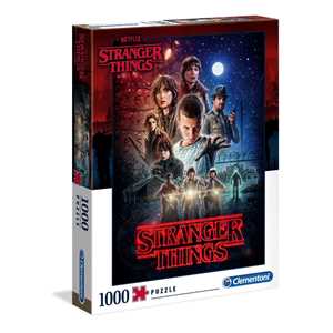 Giocattolo Stranger Things 1 1000 pezzi Stranger Things Clementoni