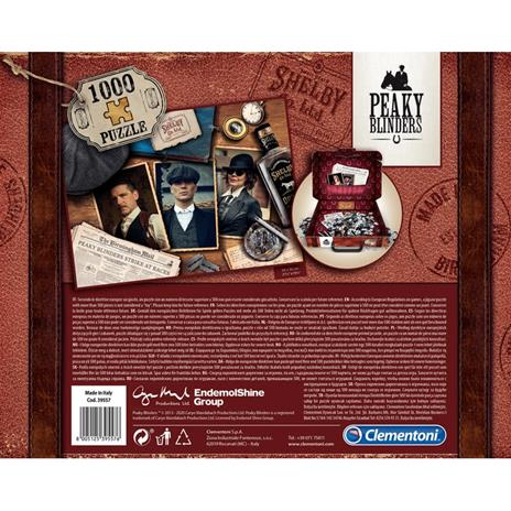 Puzzle 1000 Pezzi Peaky Blinders. Clementoni 39557 - 3