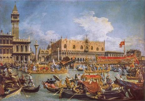 Puzzle 1000 Pz Museum Canaletto, The Return Of The Bucentaur At The Molo On Ascension Day - 2