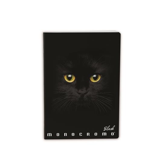 Quaderno Maxi Monocromo Black, a righe, 38Ff/Sh - 21 x 29,7 cm - 5