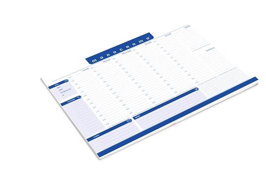 Desk Planner Monocromo Settima Nale 80Gr - 29 x 42 cm - 2