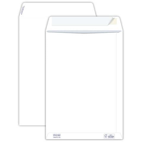 Buste a sacco bianche autoad. removibili Pigna Envelopes Competitor String 100 g/mÂ² 250×353 mm conf. 500 – 0099067