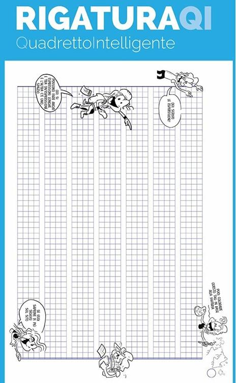 Pigna Confezione Pz 10 Maxiquaderno A4 P.m. Monocromo Q.i. 40fg 80gr Quadretto Intelligente - 2