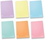 Confezione da 5 quaderni, Maxi Quaderno Monocromo Pastel Alta Fogliazione 25 Ff/Sh, 1R, a righe