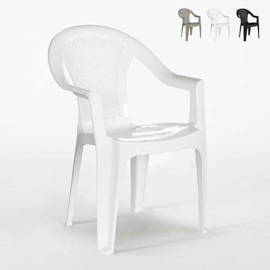 Sedie da esterno Tressi in polipropilene per Sagre e Feste, Bianco - Grand  Soleil - Idee regalo | IBS