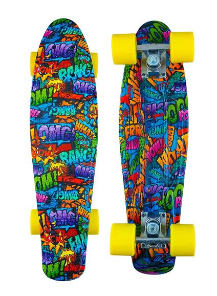 Sport1 Kolor Skateboard, Multicolore, 57 EU, 707100066